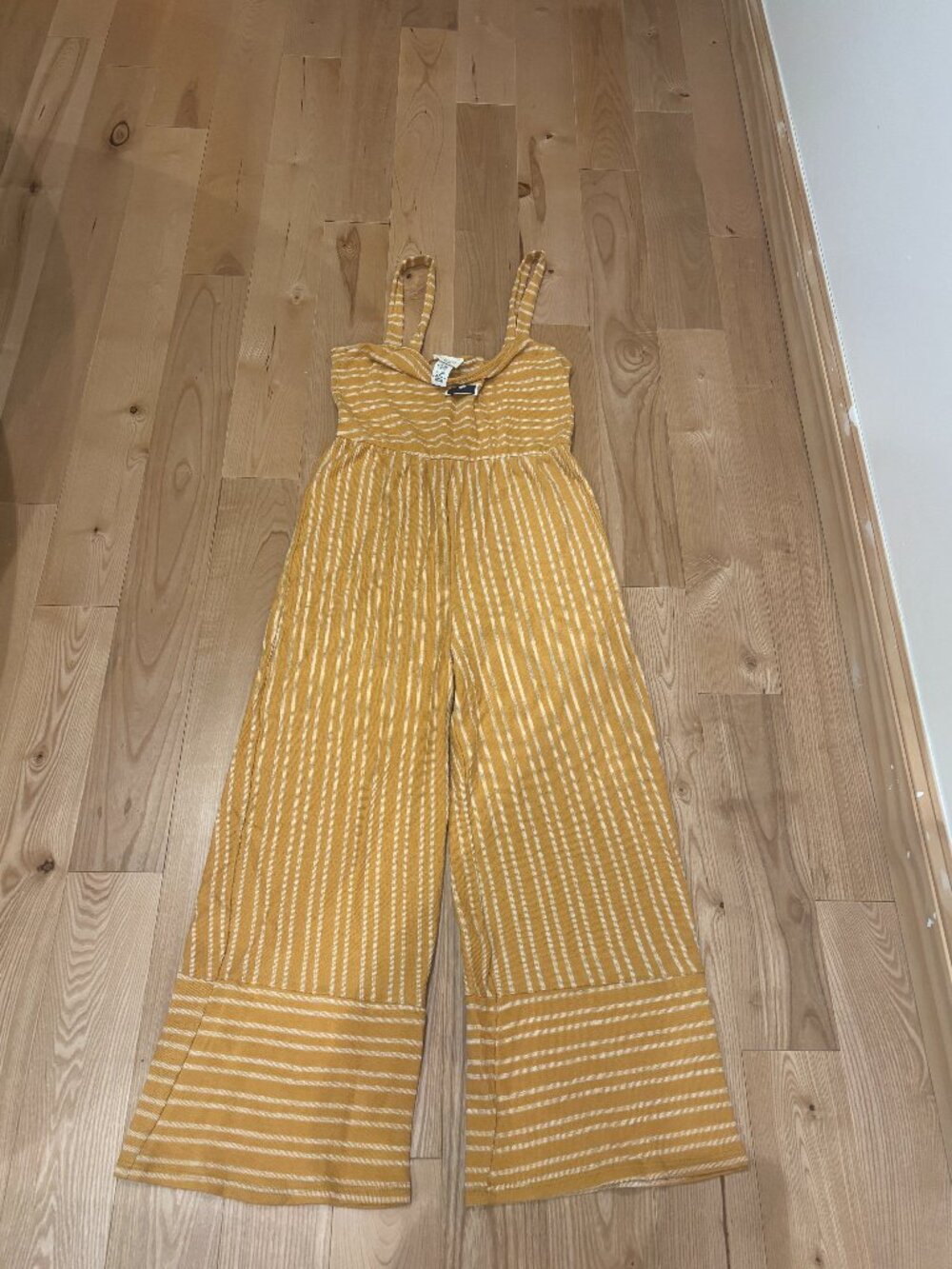 Caution To The Wind Striped Jumpsuit | Women's Medium